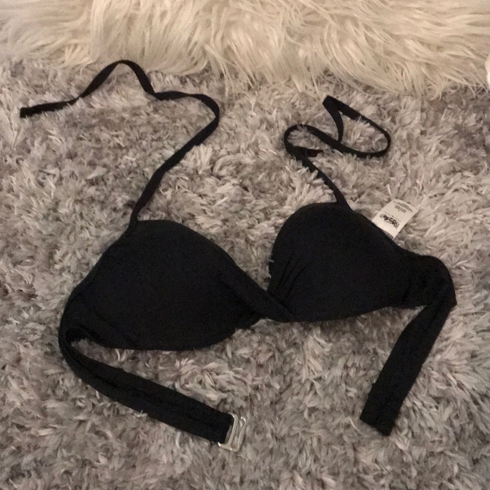 Black swim top